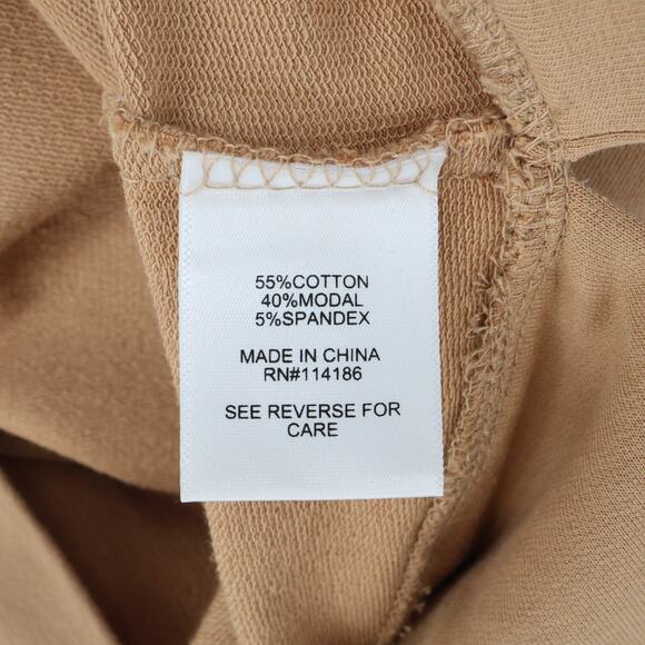 Juicy Couture Top Womens Small Brown Sweatshirt Hooded Tunic Logo on Back New - Picture 13 of 16
